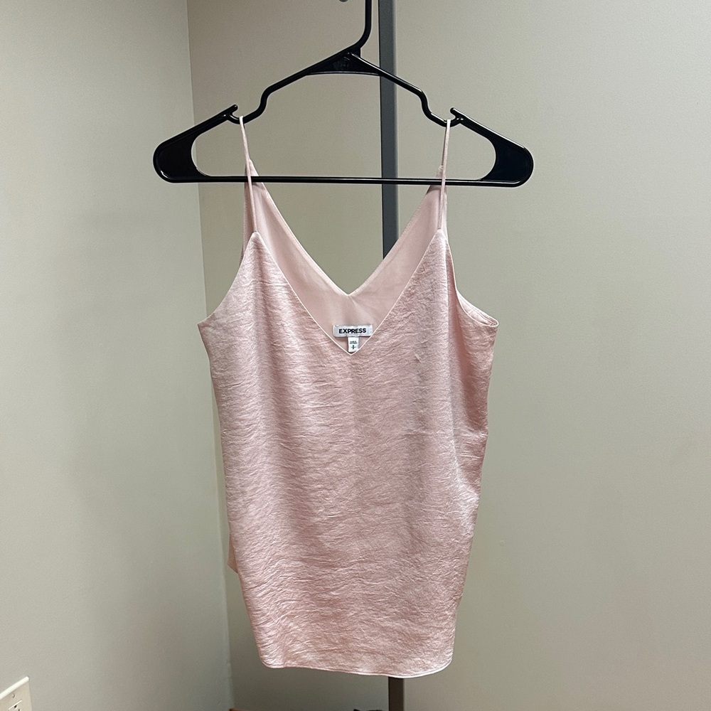 Express Blush Pink V-Neck Camisole